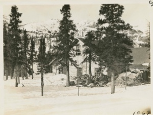 Image of Labrador Scientific Station in winter- East end Mt. Clothier